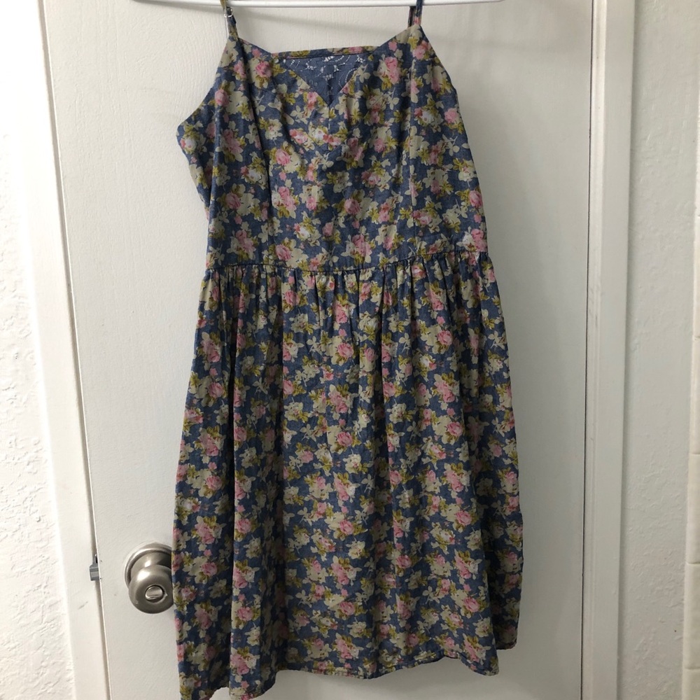 Flower print dress